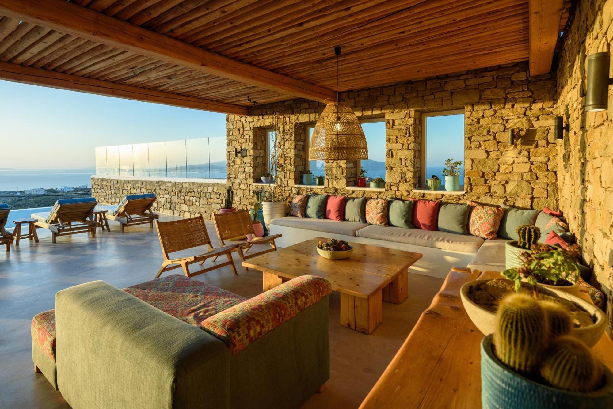 Mykonos Town Villa Joy - Sunset Sea View Villa מראה חיצוני תמונה