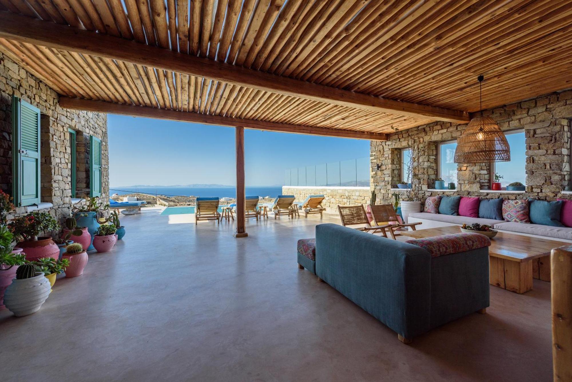 Mykonos Town Villa Joy - Sunset Sea View Villa מראה חיצוני תמונה