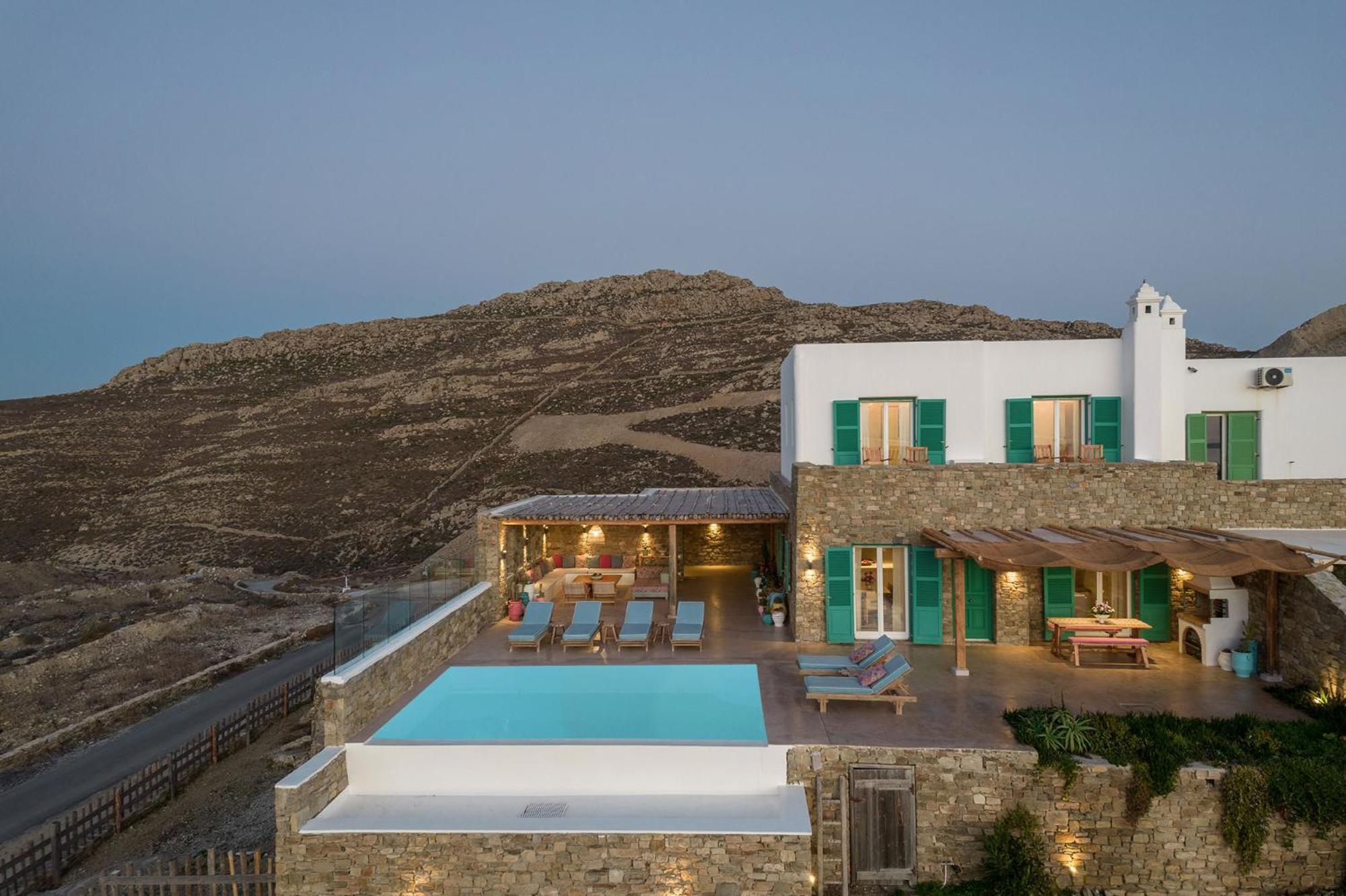 Mykonos Town Villa Joy - Sunset Sea View Villa מראה חיצוני תמונה