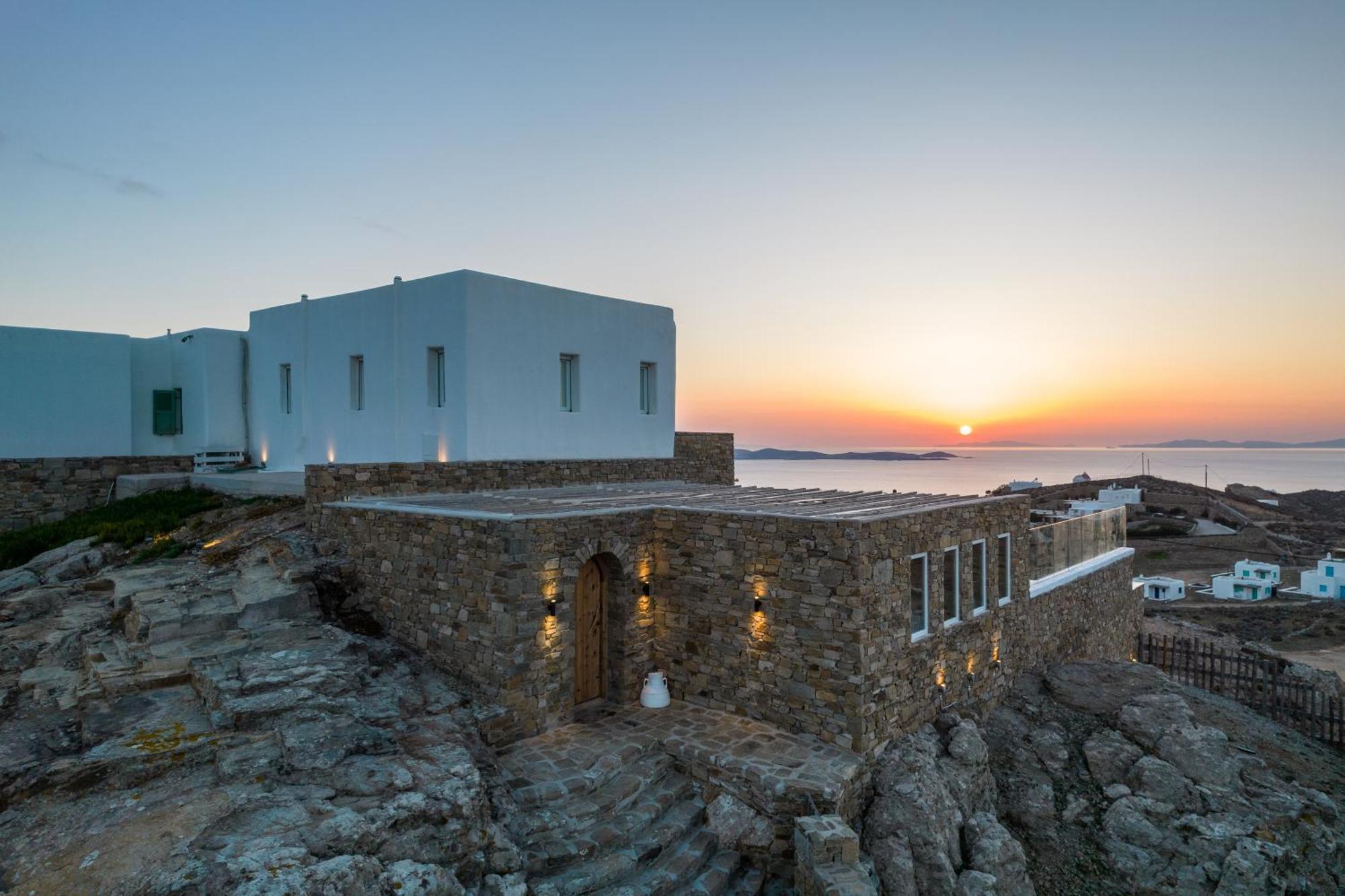 Mykonos Town Villa Joy - Sunset Sea View Villa מראה חיצוני תמונה